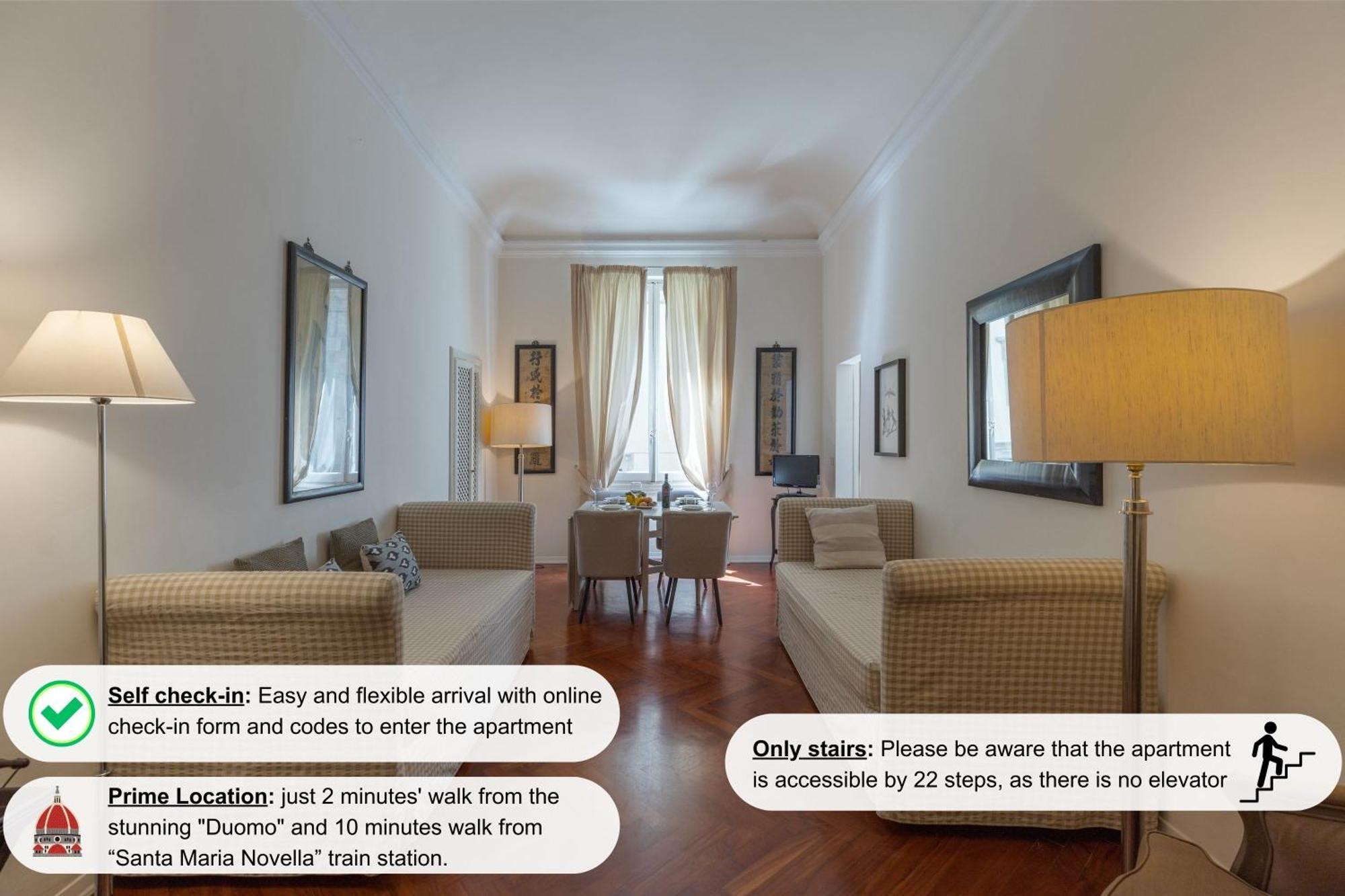 Big Apartment A Stone'S Throw From The Duomo フィレンツェ エクステリア 写真
